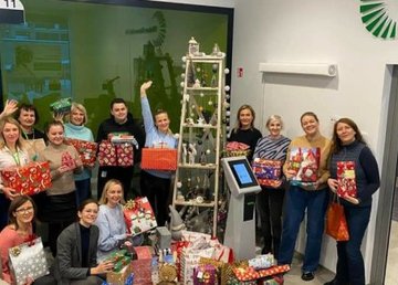 Детям харьковских теплоэнергетиков передали подарки из Вильнюса Детям харьковских теплоэнергетиков передали подарки из Вильнюса