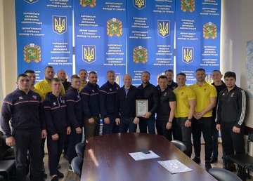 Для участі у всеукраїнських змаганнях на Харківщині об’єднали дві регбійні команди Для участі у всеукраїнських змаганнях на Харківщині об’єднали дві регбійні команди