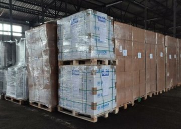 До Харківщини прибули 8 фур гумдопомоги зі спальними мішками, ковдрами, сонячними лампами та посудом