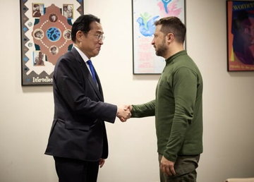 Енергетична підтримка та посилення санкцій проти РФ: Володимир Зеленський зустрівся з Фуміо Кішідою