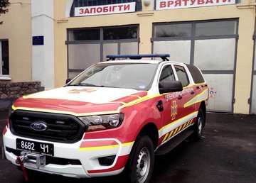 Еще в 3-х районах Харьковщины появились современные аварийно-спасательные автомобили