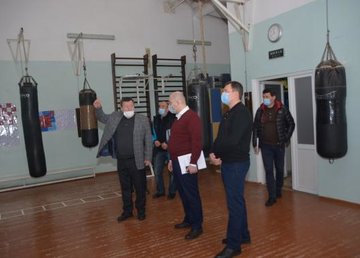 Евгений Грицков посетил Школу высшего спортивного мастерства Евгений Грицков посетил Школу высшего спортивного мастерства