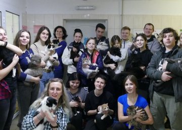 В харьковском приюте провели тренинг по общению с животными В харьковском приюте провели тренинг по общению с животными