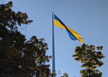 Флаг Украины над Харьковом говорит о том, что мы живем в стабильном и партиотичном государстве. Александр Скакун