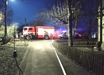 г. Дергачи: на пожаре спасена 90-летняя женщина