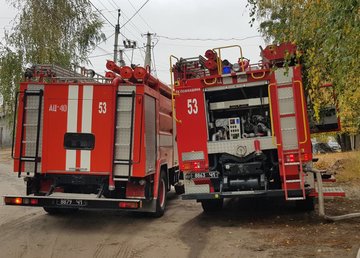 г. Дергачи: спасатели ликвидировали пожар в частном жилом доме