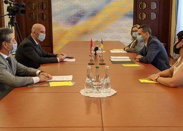 Глава ХОГА провел встречу с временно поверенным в делах Албании в Украине Глава ХОГА провел встречу с временно поверенным в делах Албании в Украине
