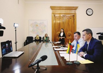 Глава ХОГА встретился с Чрезвычайным и Полномочным Послом Литовской республики в Украине