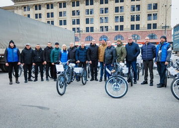 Громади Харківщини отримали електровелосипеди
