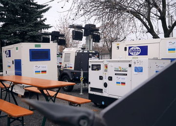 Громади Харківщини отримали генератори та спецтехніку від МЗС Німеччини