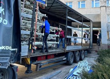 Гуманітарний хаб Харківської ТЕЦ-5 отримав нову партію медичного обладнання з Нюрнберга