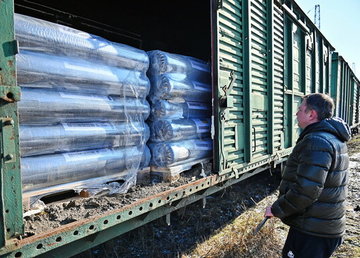 Харківщина отримала 42 тонни будівельних матеріалів та сумішей