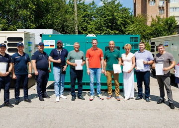 Харківщина отримала 8 генераторів великої потужності від німецьких партнерів Харківщина отримала 8 генераторів великої потужності від німецьких партнерів