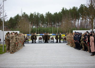 Харківська ОВА долучилася до церемонії поховання невпізнаних Героїв України