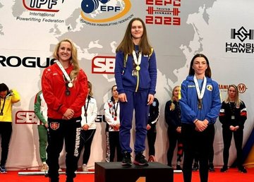 Харківська спортсменка перемогла на чемпіонаті Європи з пауерліфтингу