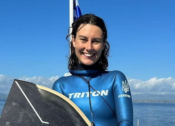 Харківська спортсменка підтвердила свій статус лідера світового фрідайвінгу