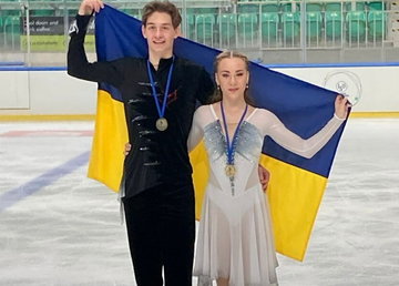 Харківські фігуристи Ірина Підгайна та Артем Коваль стали переможцями на етапі юніорської серії Гран Прі