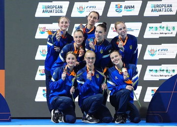 Харківські синхроністки вибороли друге срібло Чемпіонату Європи