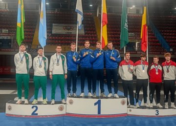 Харків’яни Роман Свічкар та Ян Сич у складі збірної України стали чемпіонами світу серед військовослужбовців-шпажистів