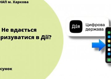 Харьковчанам рассказали, как решать проблемы с авторизацией в «Дії» Харьковчанам рассказали, как решать проблемы с авторизацией в «Дії»