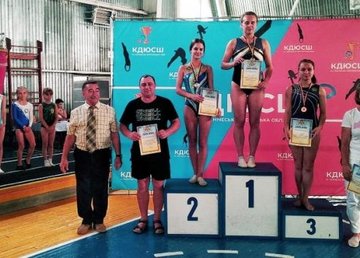 Харьковчанки получили медали чемпионата Украины по прыжкам на акробатической дорожке