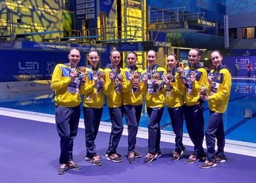 Харьковчанки-синхронистки добыли для Украины еще одну медаль ЧЕ