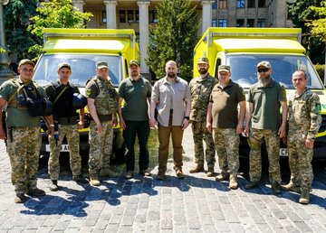 Харьковские медики экстренной помощи получили новые автомобили