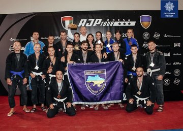 Харьковские патрульные завоевали призовые места на международном турнире по бразильскому джиу-джитсу