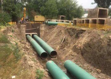 «Харьковские тепловые сети» перекладывают трубопровод в Киевском районе