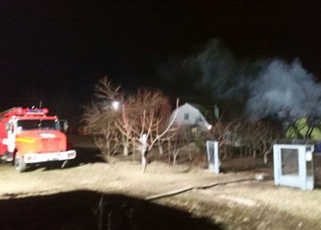 Харьковский район: ликвидирован большой пожар в частном имении