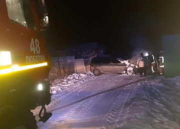 Харьковский район: ликвидировано возгорание в автомобиле