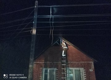 Харьковский район: спасатели ликвидировали пожар в частном доме