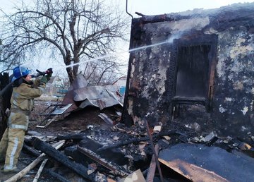 Харьковский район: спасатели ликвидировали пожар в частном жилом доме