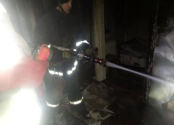Харьковский район: во время пожара пострадала 68-летняя женщина