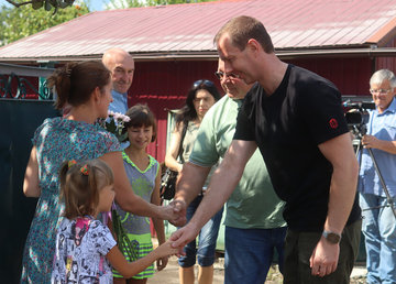 Євген Іванов з робочим візитом відвідав Лозівську міську тергромаду