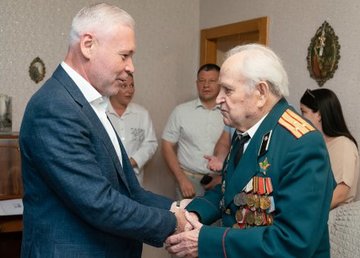 Игорь Терехов поблагодарил освободителя Харькова за героизм в годы войны