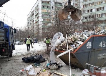 Из Харькова за неделю вывезли более 25 тысяч кубометров отходов Из Харькова за неделю вывезли более 25 тысяч кубометров отходов