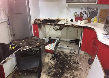 Киевский район: ликвидирован пожар в жилой 10-тиэтажке Киевский район: ликвидирован пожар в жилой 10-тиэтажке