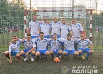 Команда областного главка полиции победила в футбольном турнире