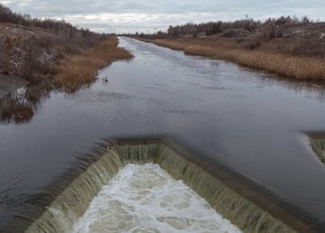 Краснопавловское водохранилище пополнилось водой из Днепра Краснопавловское водохранилище пополнилось водой из Днепра