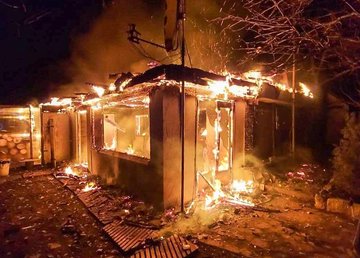 Лозовской район: спасатели ликвидировали пожар в жилом доме