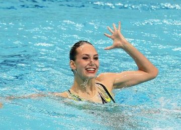 Марта Федина стала чемпионом Европы по синхронному плаванию