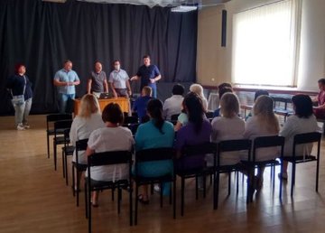 Михаил Черняк встретился с коллективом Купянского территориального медицинского объединения