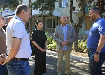 Михайло Харнам проінспектував хід відновлення Обласної дитячої клінічної лікарні