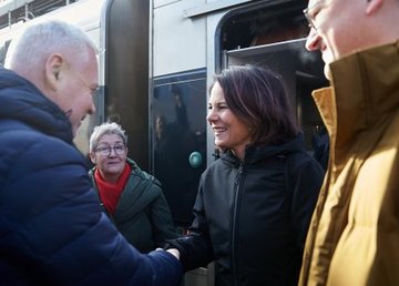 Министр иностранных дел Германии посетила Харьков