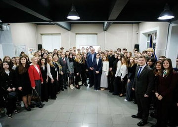 Міністр закордонних справ України зустрівся зі студентами-міжнародниками Харківщини