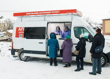Мобільні аптеки забезпечують ліками жителів понад 90 населених пунктів Харківщини