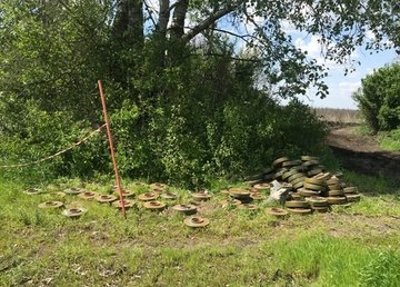 На Харківщині під час ремонту лінії електропередач сапери знешкодили рекордну кількість ворожих мін