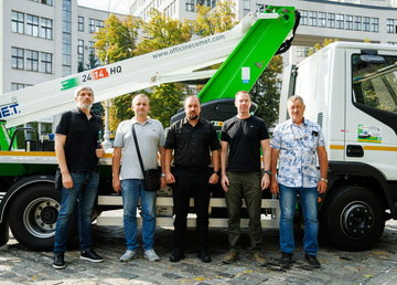 На потреби Куп'янської громади передали спеціалізований автомобіль