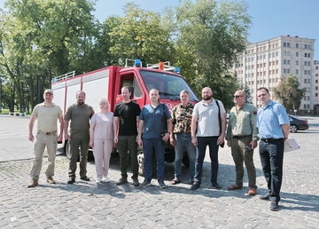 На потреби Куп’янської тергромади передали пожежно-рятувальну машину